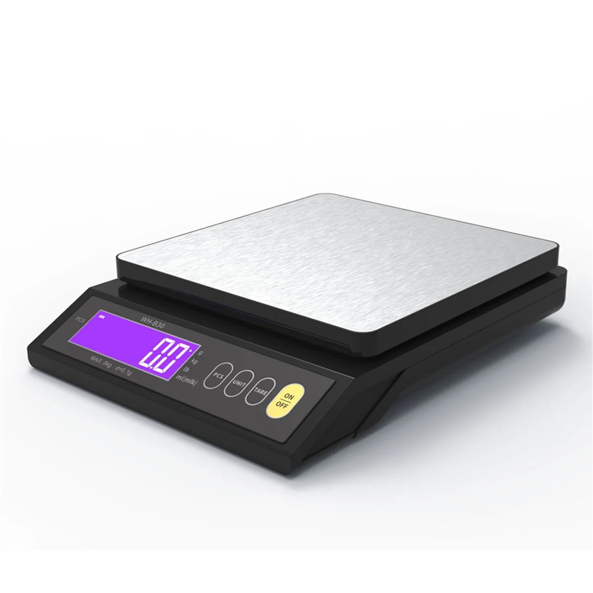 Digital Scale Rechargeable Electric Scale 0.1g 1g Kitchen Scale Counting Tare Auto Power Off Unit Conversion 10kg 1g