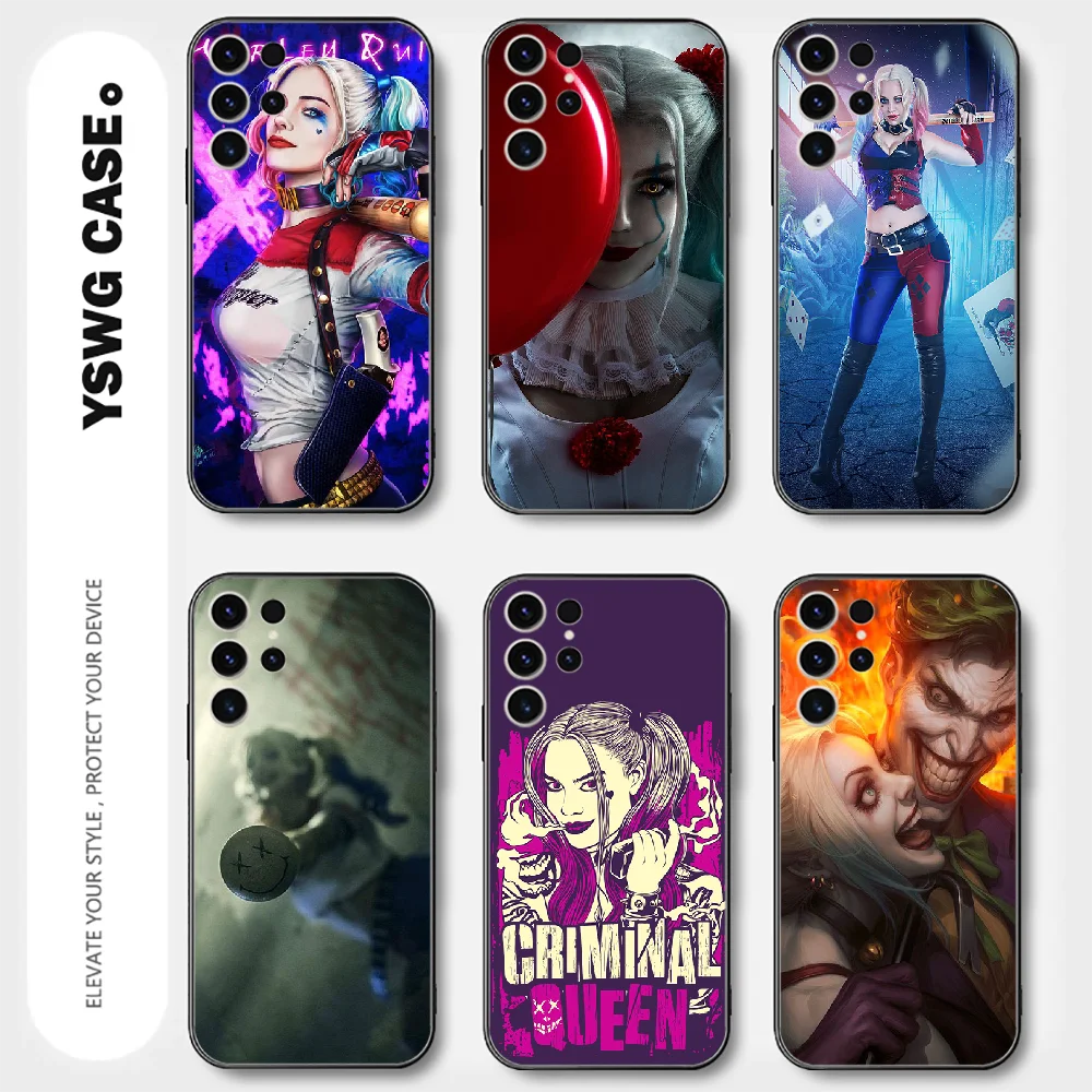 Sexy Harley Girl Quinn Phone Case For Samsung Galaxy A S 20 21 22 23 12 13 32 33 34 51 52 53 54 71 FE Ultra Plus Cover