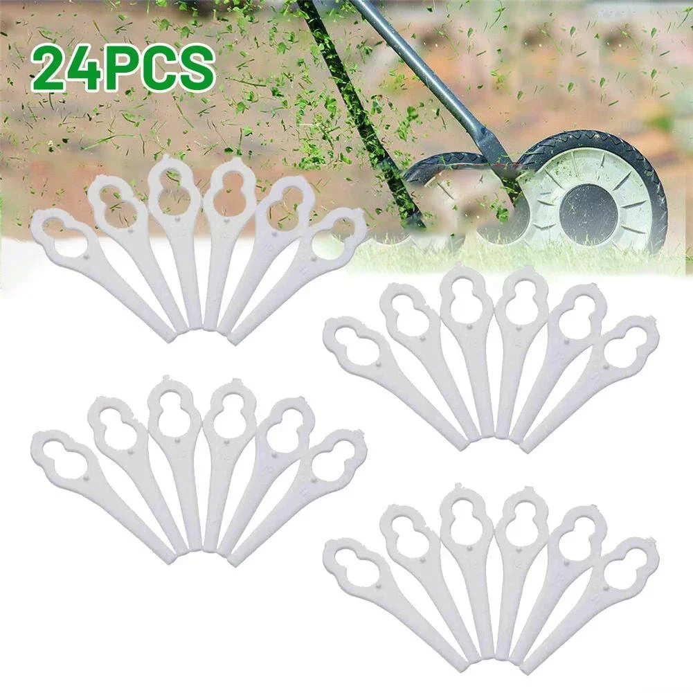 Imagem -02 - para Bosch f 016800177 Lâminas de Segurança de Plástico Art 23 Accu Trim Pacote de 24 para Aparador de Grama sem Fio