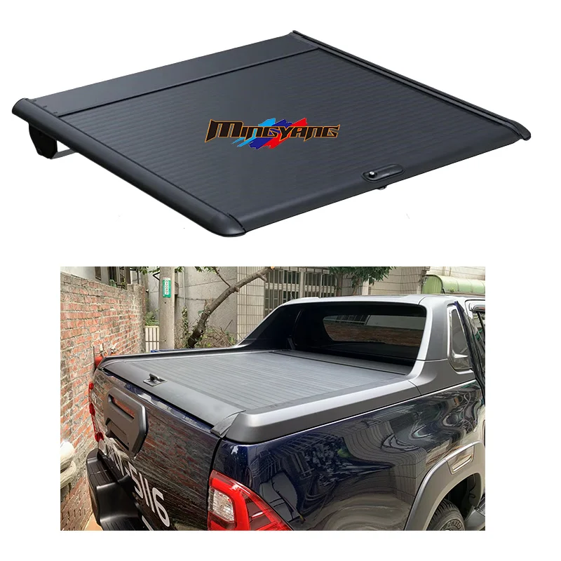 

Modification High Quality Aluminum Manual Roller Lid Cover 2015+ for Hilux Rocco Double Cab Tonneau Cover