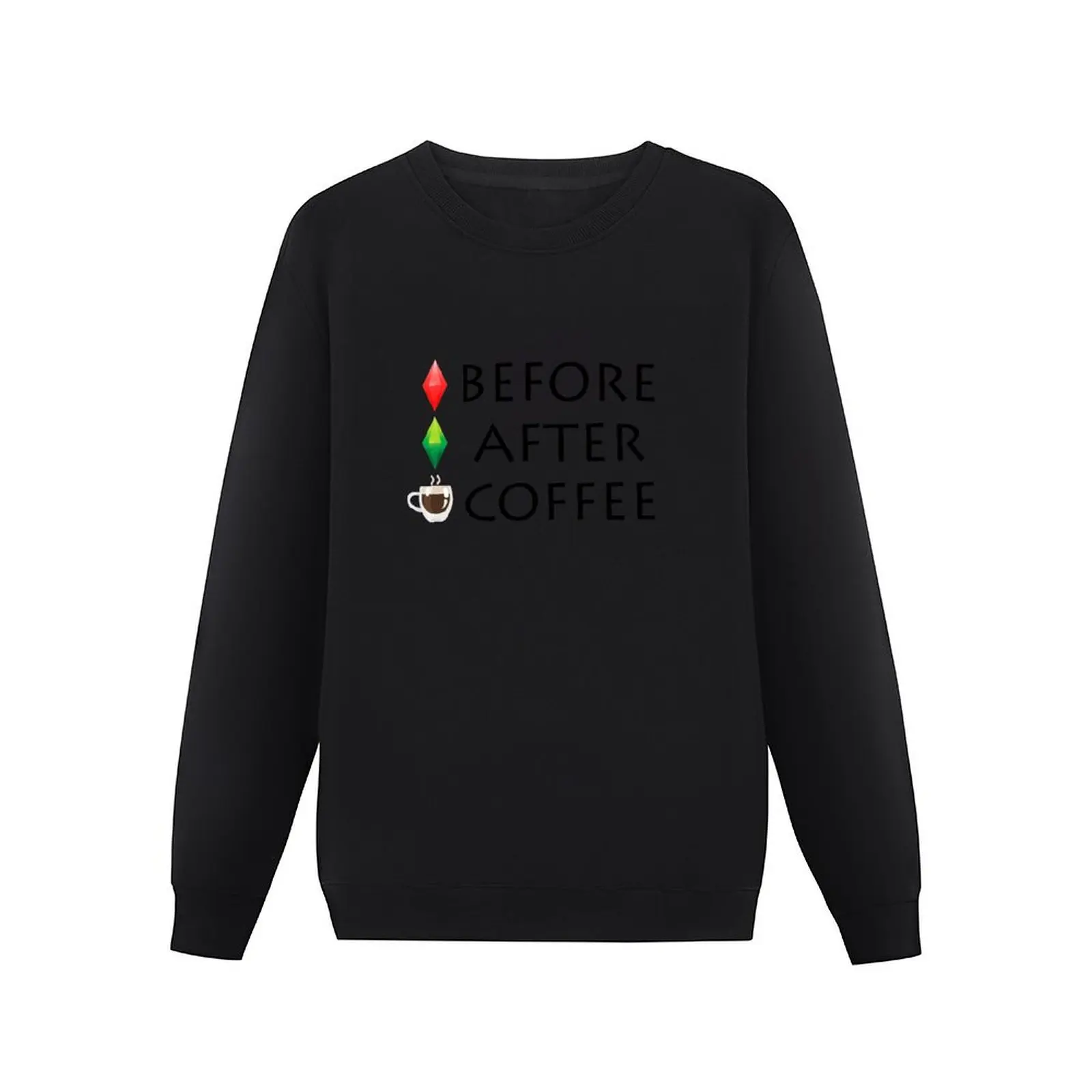 The Sims Coffee lovers plumbob mood Pullover Hoodie tracksuit men men's clothes new hoodies and sweatshirts