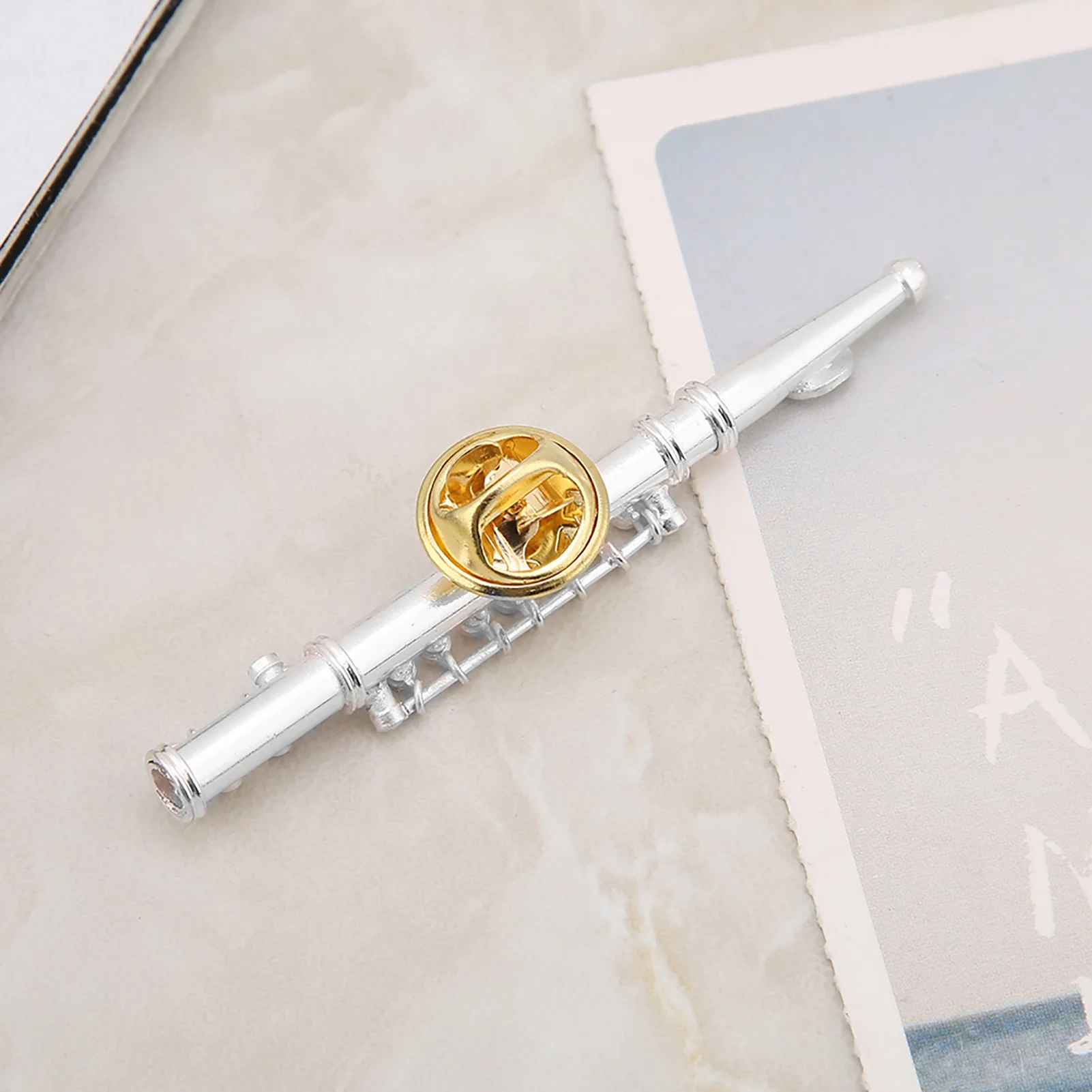 

Brooch Brooch Collection Mini Flute Shaped Musical Instrument Brooch Pin Accessory for Gift Collection Musical Instrument Brooch