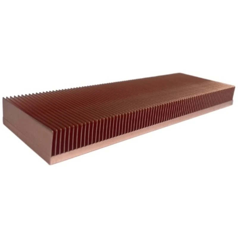 Stylish-Cooling For Electronic Chip LED Heat Dissipation 150X50x15mm Copper Heatsink Skiving Fin Heat Sink Radiator Cooler
