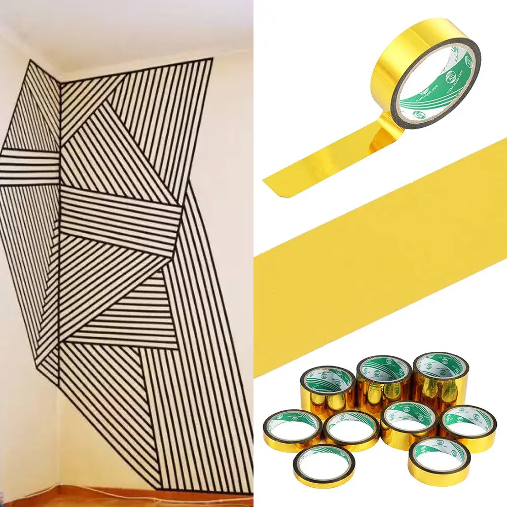 Flash For Decoration DIY Reflective Tape Golden Tape Laser