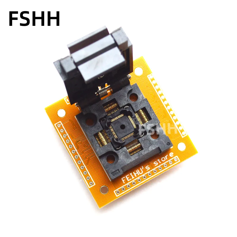 

TQFP48 QFP48 FPQ48 test socket FPQ-48-0.5-06 socket Adapter Pitch 0.5mm Size 7X7mm 9X9mm