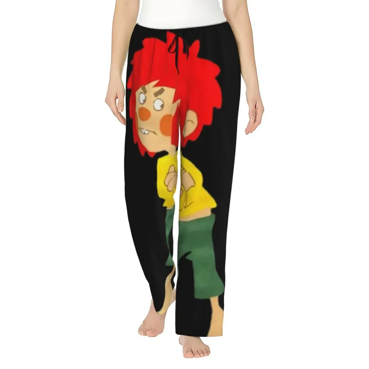 

Custom Pumuckl Grantig By Nature Women Pajama Pants Lounge Sleep Sleepwear Bottoms with Pockets