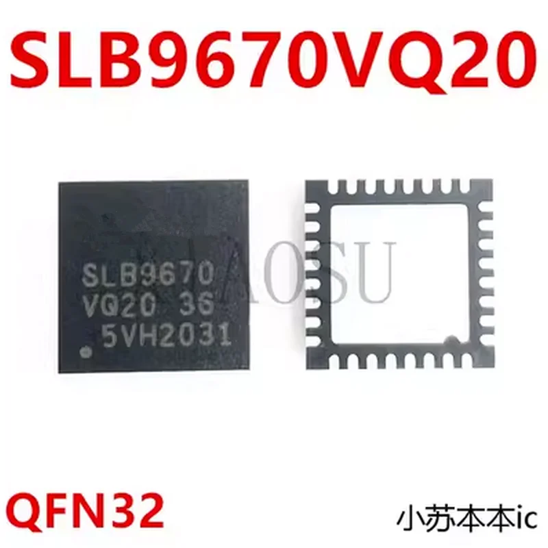 (1-2pce)100% New original SLB9670VQ2.0FW7.63 SLB9670VQ20 SLB9670 QFN Chipset