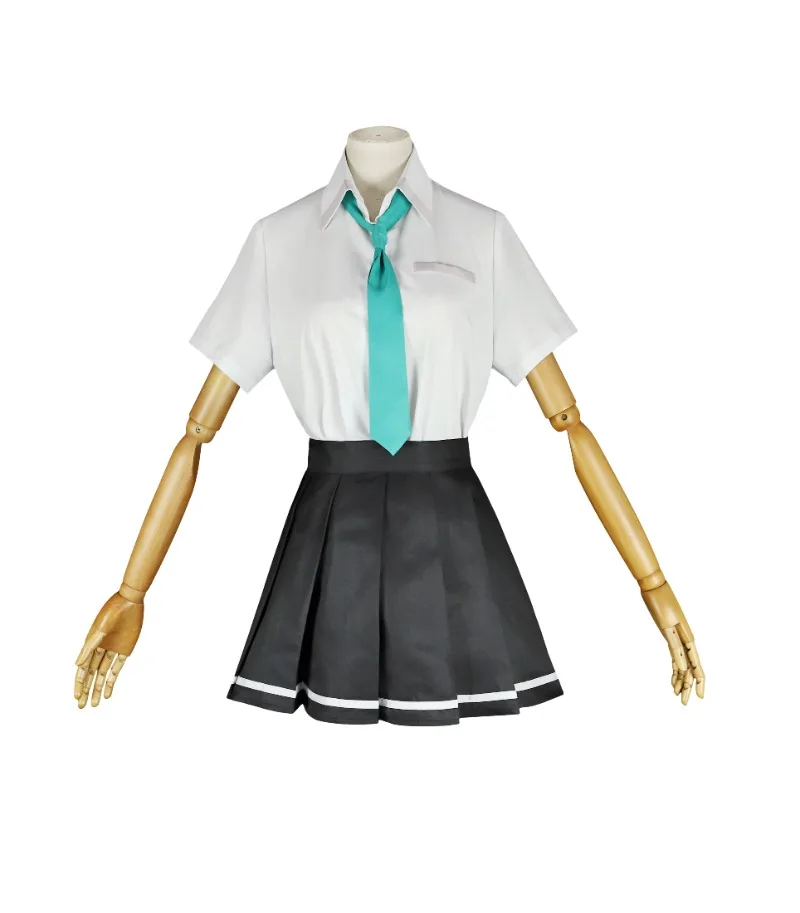 Anime Gimai Seikatsu Days with My Step Sister Saki Ayase Cosplay Costume Wig JK Uniform Skirt Earrings Stockings Halloween Suit