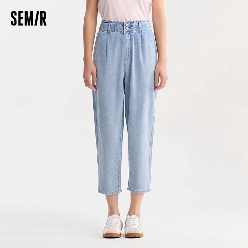 

Semir Women Denim Pants Cool And Cropped LengtSoft And Gentle Summer Choice 2024 New Arrival