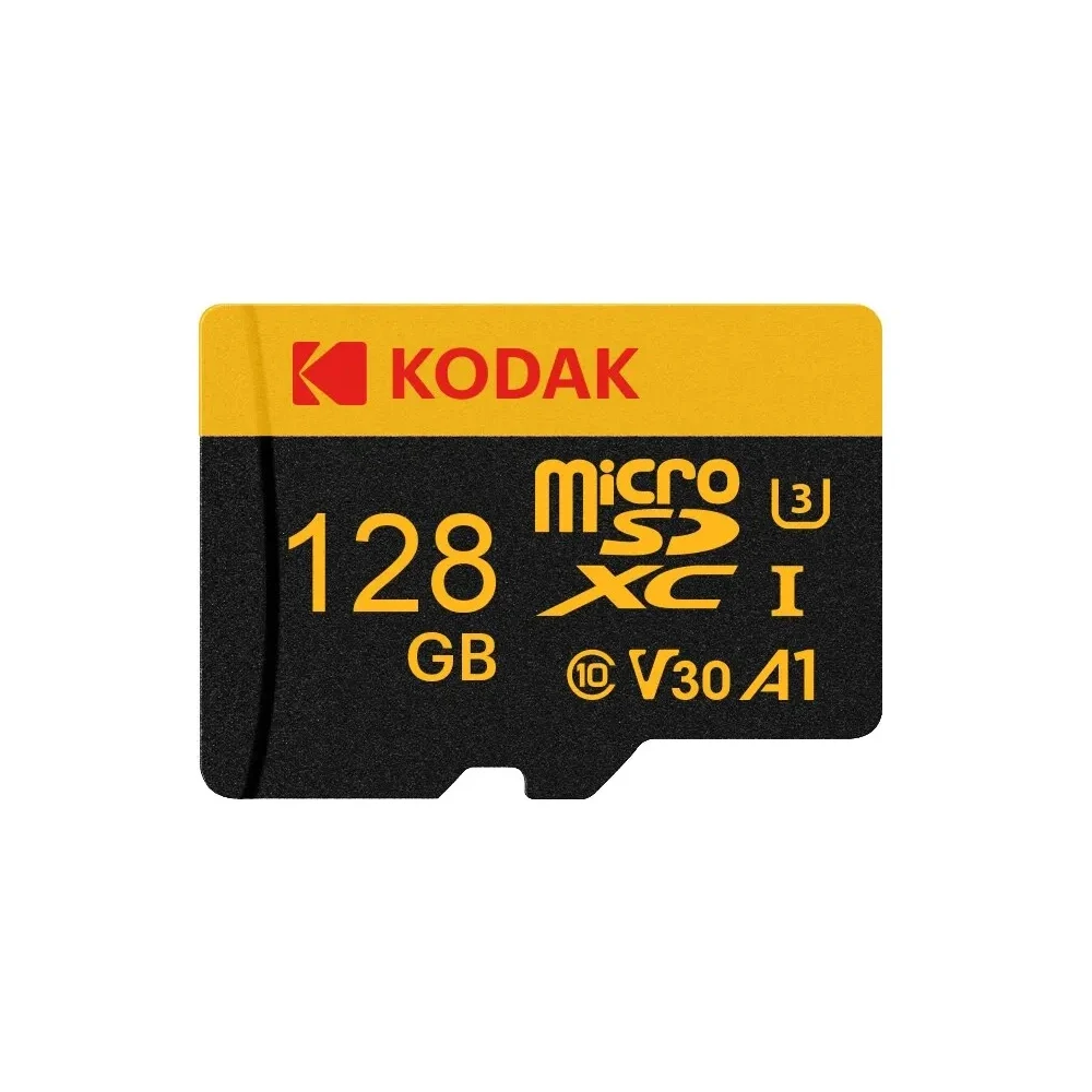 KODAK Ultra MicroSD Card Driving Recorder 128GB Micro SD Memory Card For Mobile Phone PC Earphone Speaker HD Camera Games