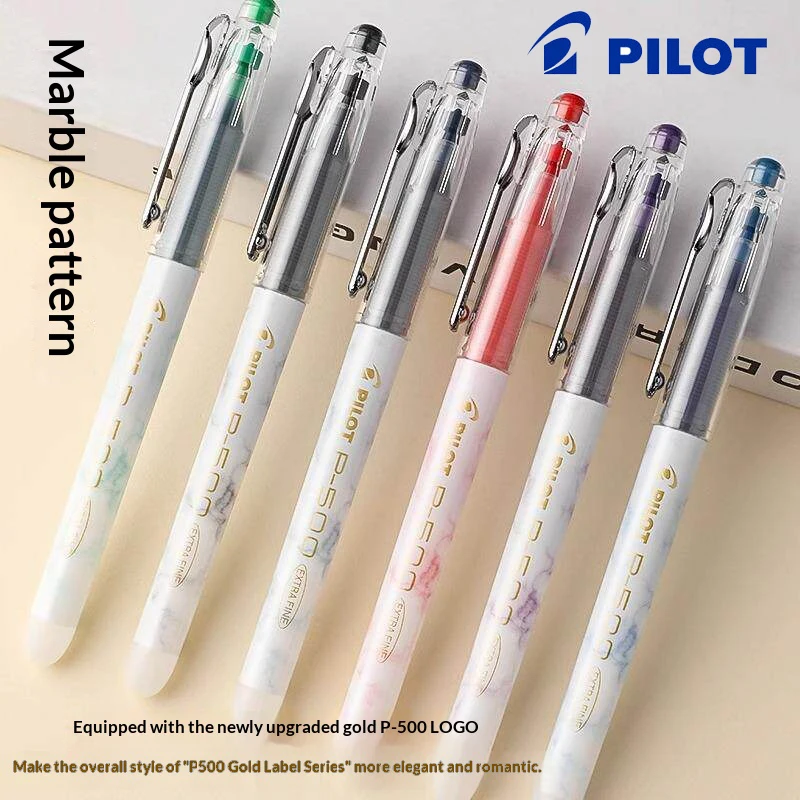 

Pilot P500 Gel Pens,Marble Design 0.5mm Rollerball Pens in Black/Red/Blue Smooth Writing,Ergonomic Grip for Students&Creatives