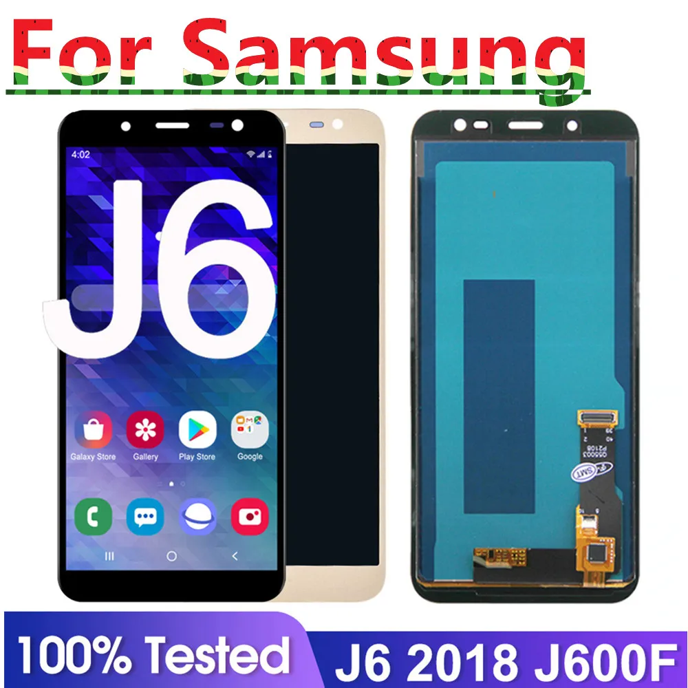 Dla Samsung Galaxy J6 2018 wyświetlacz LCD ekran dotykowy J600F J600G J600FN J600L wymiana digitizera