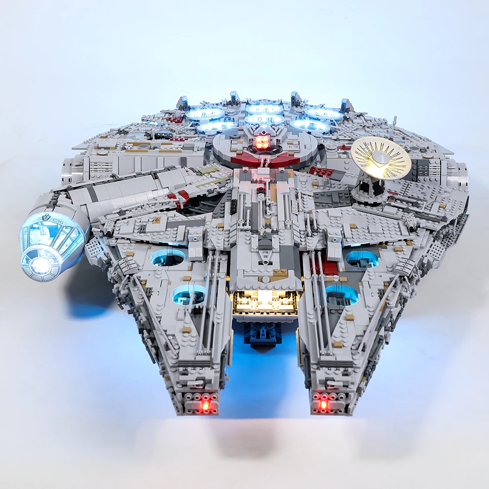 Led Light Kit For 75192 Ultimat Falcon Millennium Compatible With Falcon 05132 DG005 81085 Building Blocks Lighting Set No Model