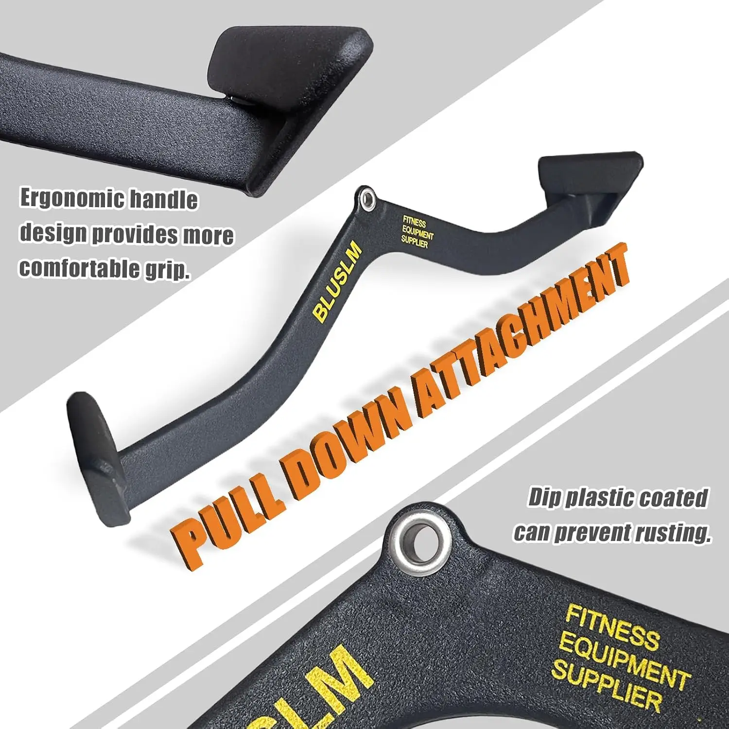 شريط قابل للسحب لآلة الكابلات ، ملحق سحب من النوع v ، تريسب خلفي ، مقبض تدريب القوة