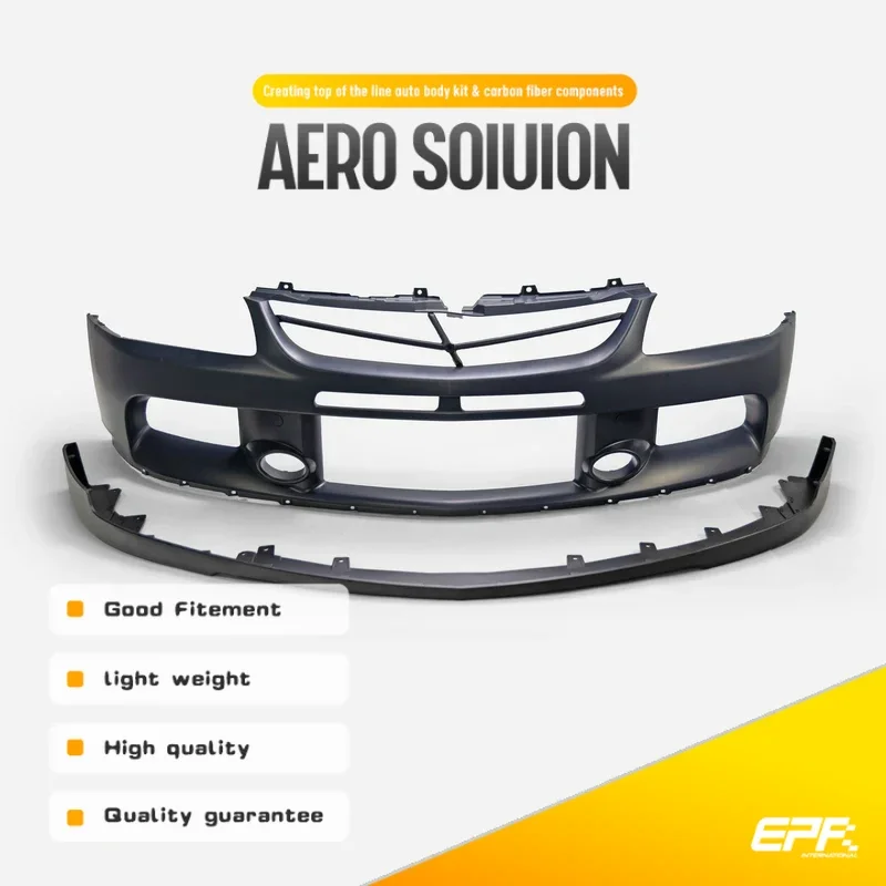 

Mitsubishi Lancer Evolution EVO 9 | OE Type Front Bumper with Front Lip - High - Quality ABS Material