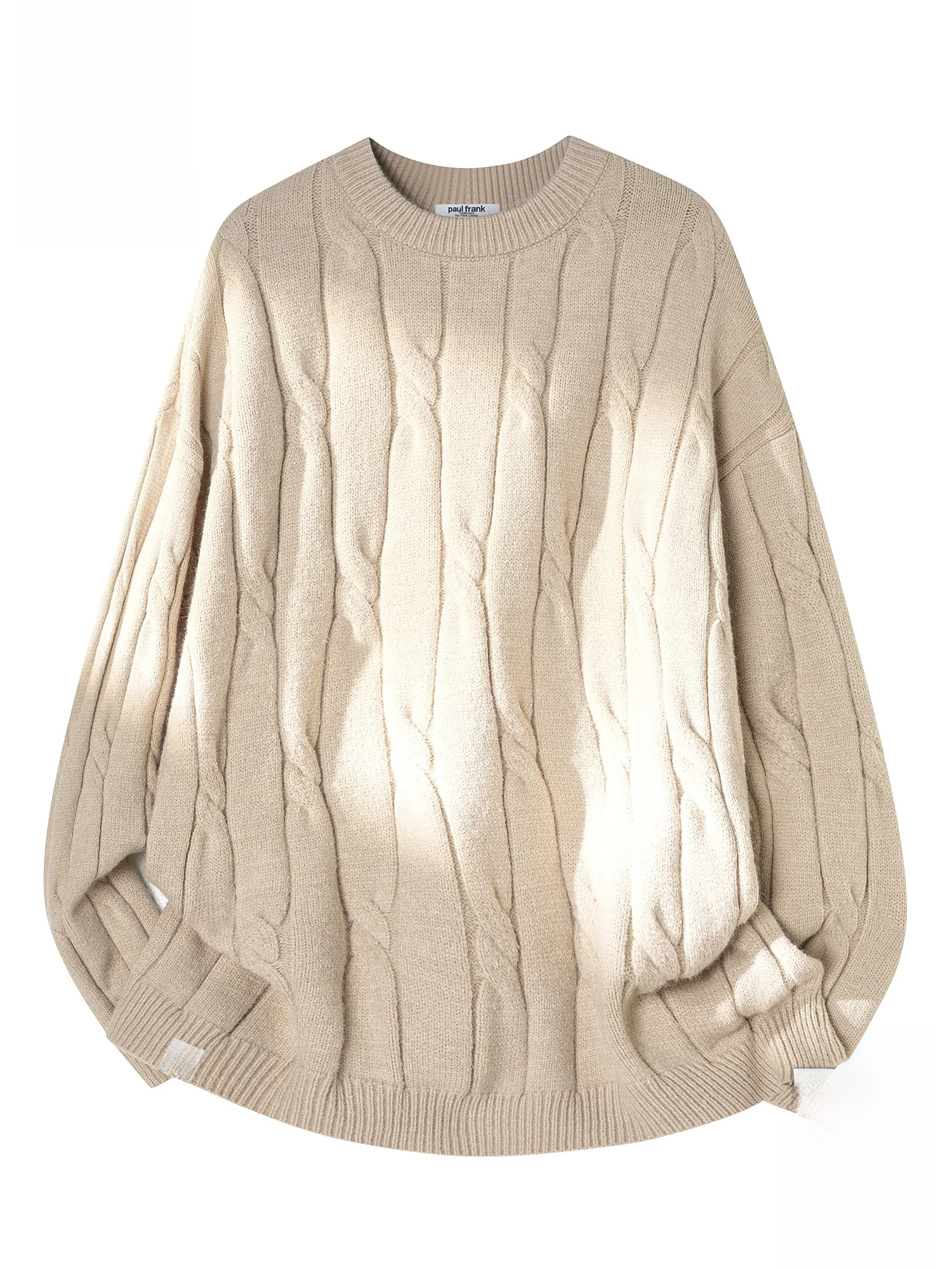 

PaulFrank Retro Knitted round Ne Sweater Men's Autumn Winter Loose Color Knit Overhead irt Casual Sle Comfortable