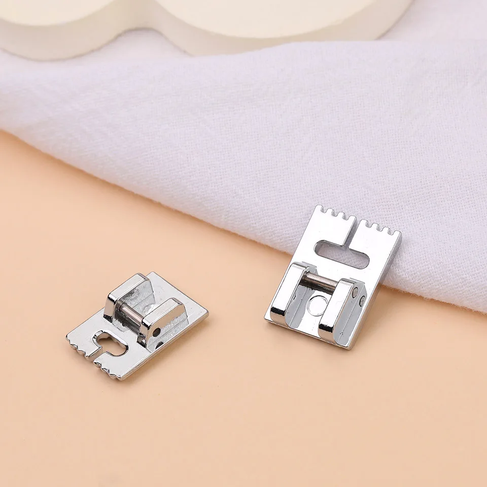 3 Size Twin Stretch Machine Needle with 9/7/6 Groove Pintuck Presser Foot for Sewing Machine Domestic Sewing Machine Accessories