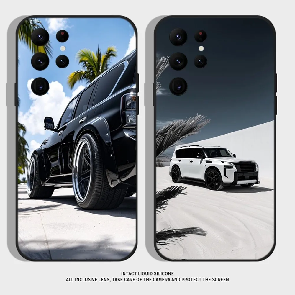 

N-NissanS Car P-PatrolS Cool Phone Case For Samsung S25,S24 Ultra,S20,S30 plus,S22 plus,S23,S30 ultra 5G Silicone Cover