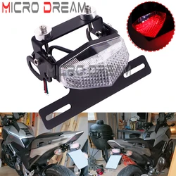 Motorcycle License Plate Holder Turn Signal Rear Tail Light Fender Eliminator For HONDA NC700S NC700X NC750S NC750X 2012-2015