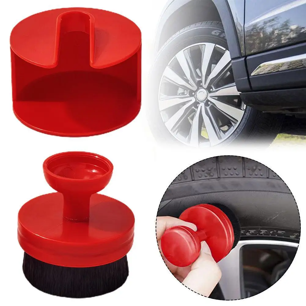 

Car Vent Cleaning Red Soft Brush Center Console Cleaning Tool Artificial Car Brush Car Crevice Dust Removal Brush