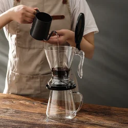 600ml Pour Over Coffee Dripper Coffee Filter Hand-brewed Espresso Pot Tea Infuser Loose Leaf Tea Hand Brew Drip Coffee Machine