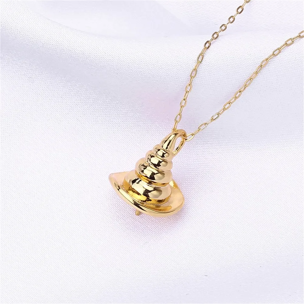 

DIY Gold-Plated Pearl Pendant Setting, Handmade Jewelry Crafting Accessories Jewelry Findings No Pearl No Chain