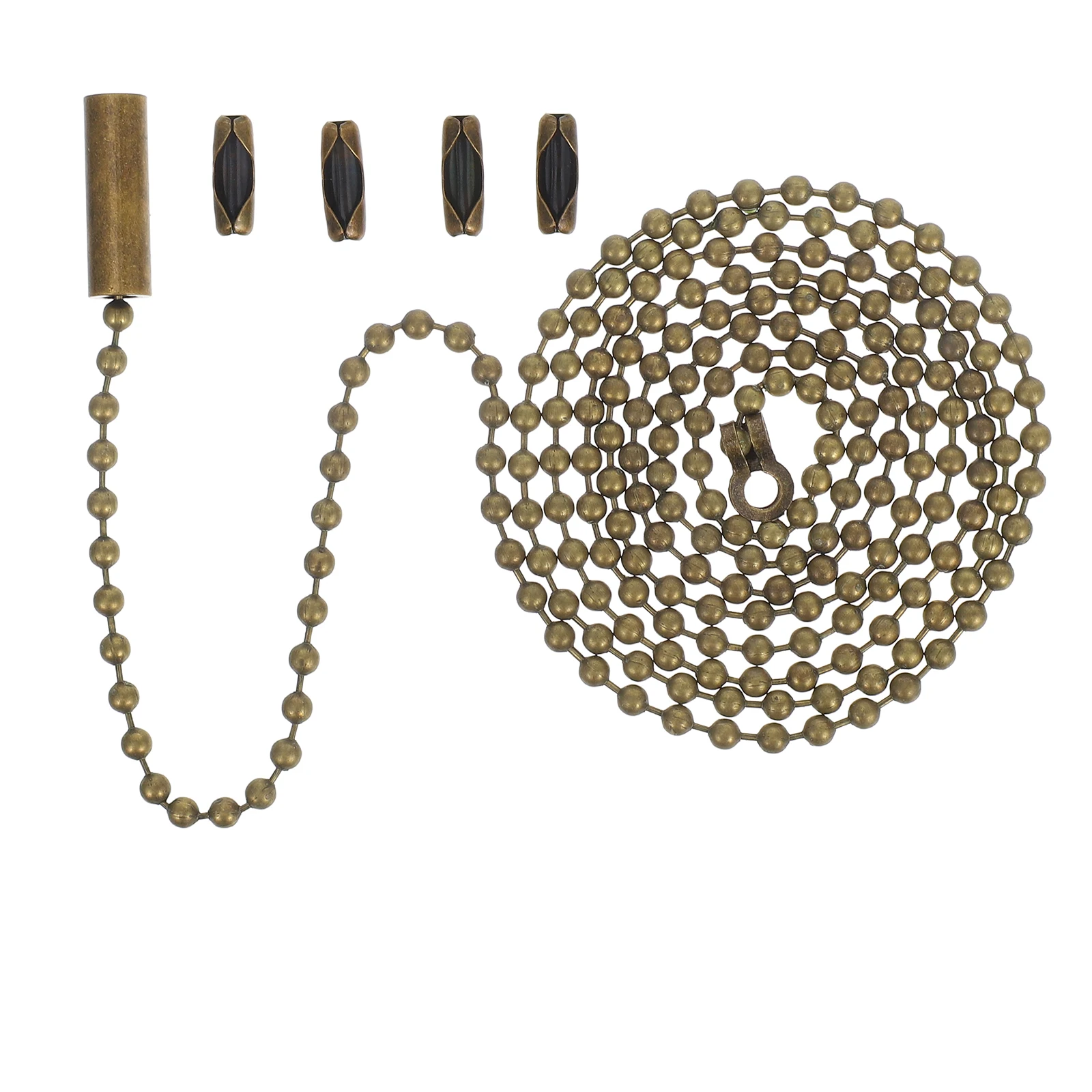 

Beaded Chain 3mm Diameter Pull Chain Extension Connector for Ceiling Light Fan Desk Lamp Elegant Design Firm Material