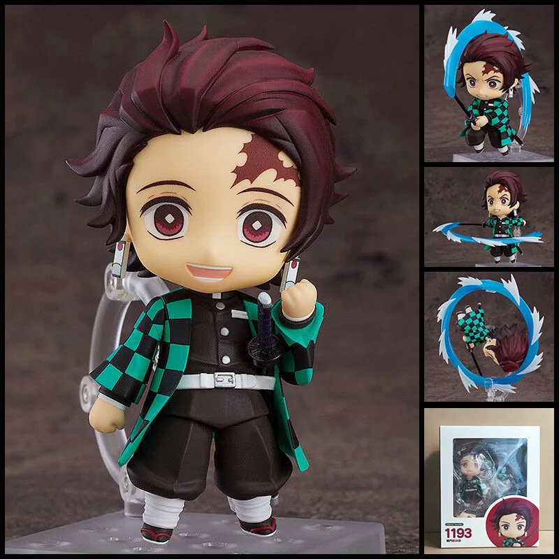 Anime Samurai Houtskool Maker Jongen Pop Leuke Gezichtsveranderende Figuur Japanse Collectible Ornament Gift