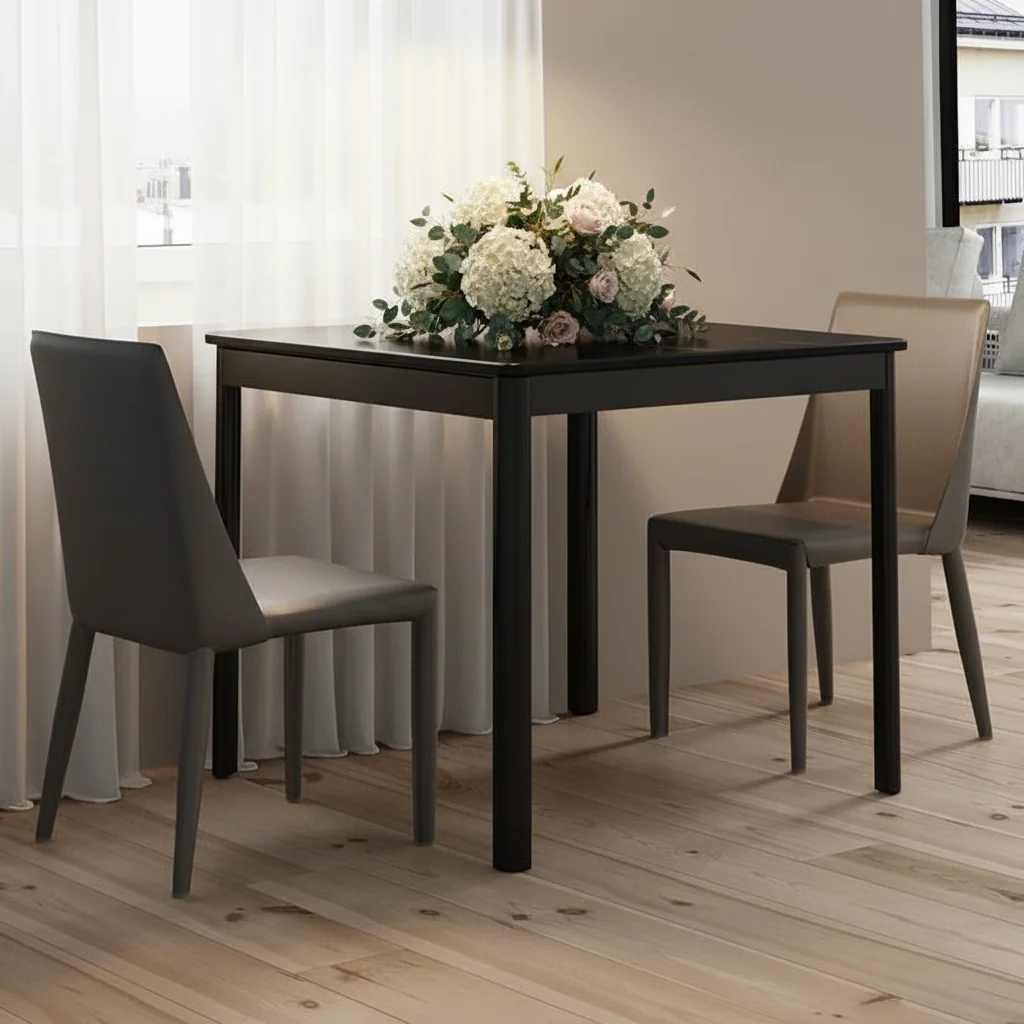 #New Luxury Modern Dining Table Set For Kitchen Extendable Dining Table And Chairs With Marble And Stainless Steel