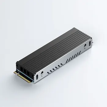Disipador de calor M.2 SSD NVMe M2 2280, junta de disipador de calor de aluminio para disco duro de estado sólido con almohadilla térmica de silicona, accesorios para PC SSD 1