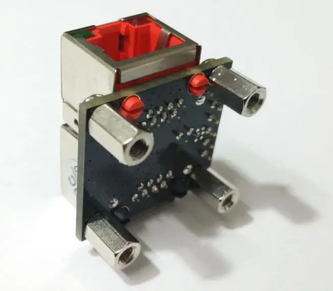 Rj45 adattatore scheda adattatore porta di rete Docking Device tipo dritto con connettore porta di rete illuminato