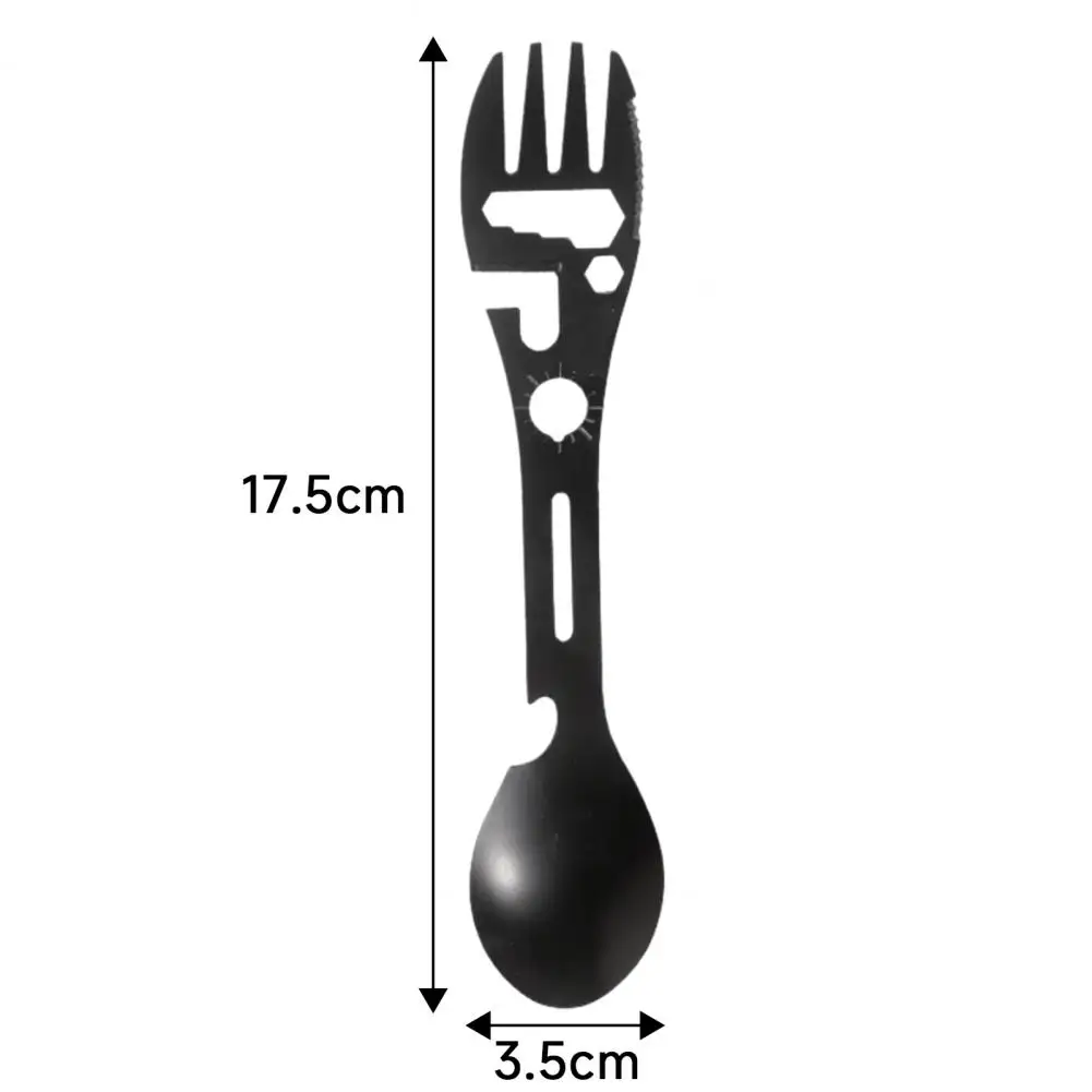 

Outdoor Fork Spoon Portable Multi-tool Utensil Versatile Outdoor Camping Tool Lightweight Fork Spoon for Survival for Easy