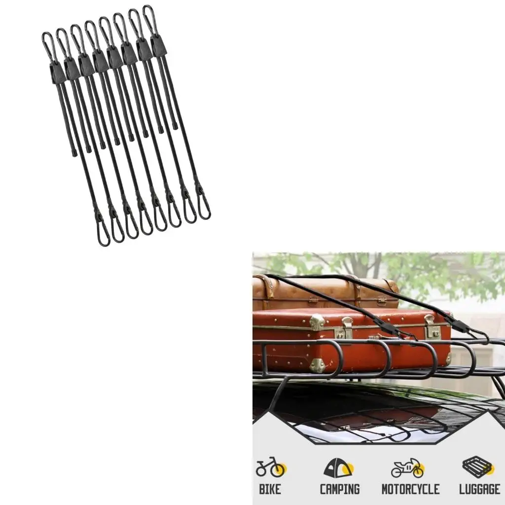 

Multipurpose 48Inch Strong Spring Rope Modifiable Flexible Cord Clip Hook For Cargo Transport Home Improvement