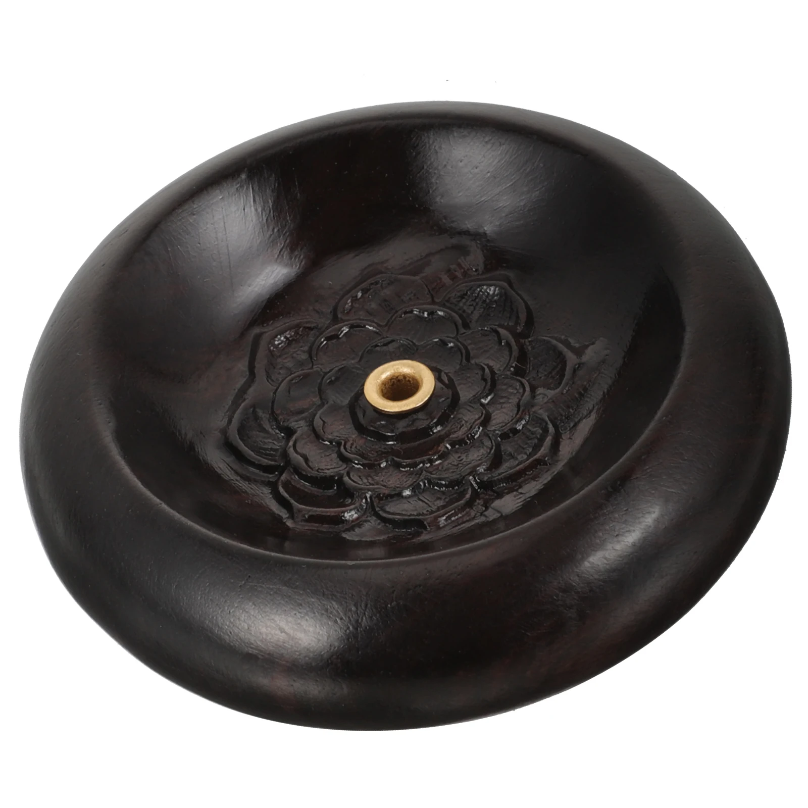 

Wooden Incense Holder Burner Censer Aroma Sticks Dish Retro Style Home Office Decor Steady Base Practical Design Smooth Surface
