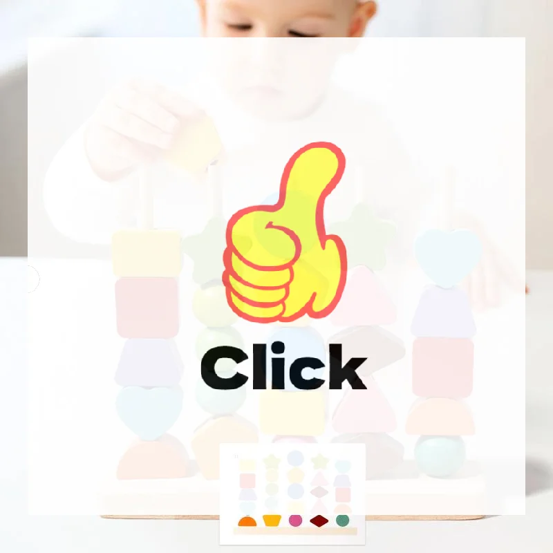 1 مجموعة كتل التراص وجلد الخرز و مطابقة الشكل مكدس ألعاب للتعلم المبكر مونتيسوري الخرز الخشبي تسلسل لعبة الهدايا