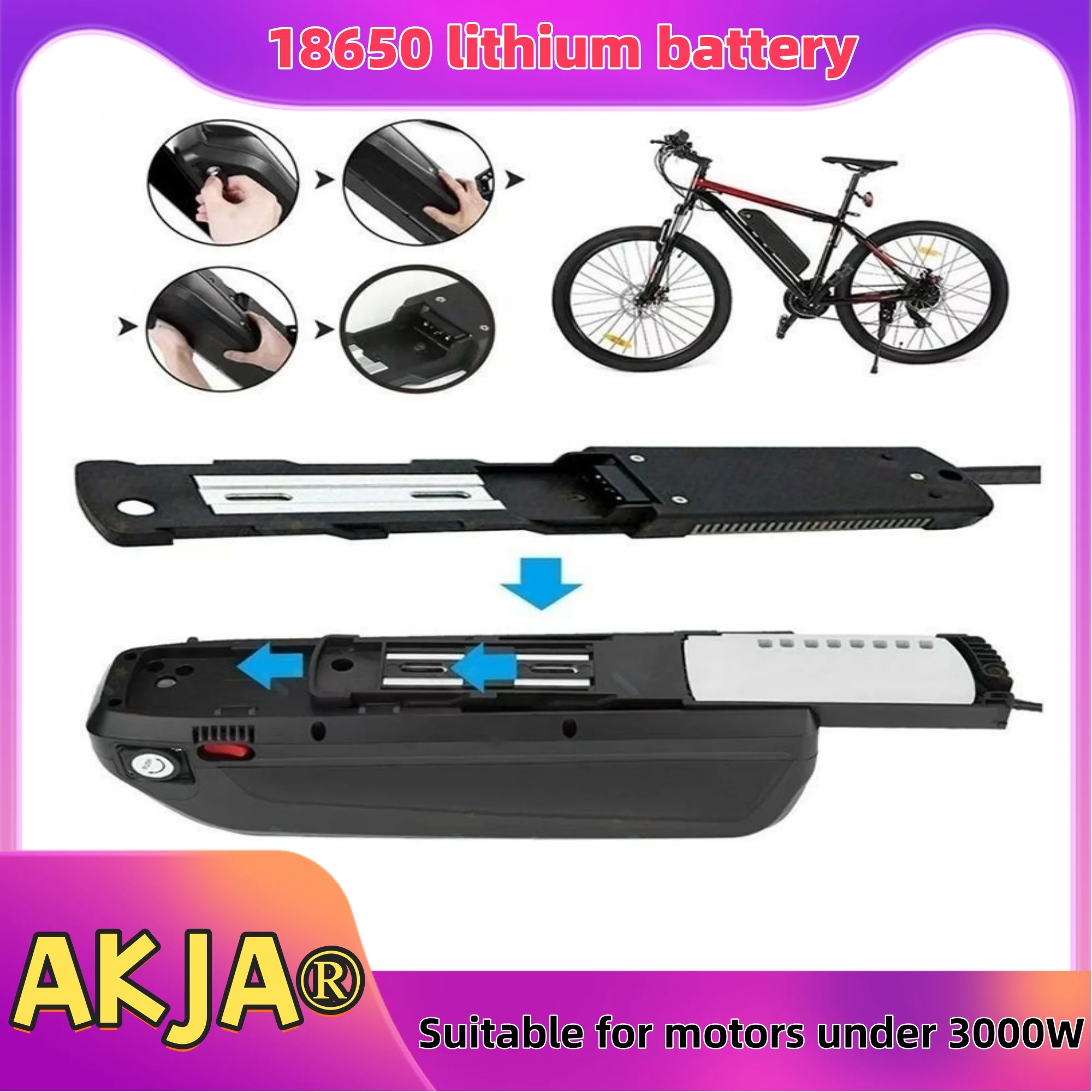 

Air fast transportation，New Full Capacity Power，18650 Hailong Battery，48V20AH Lithium Battery Pack，Suitable for 250-3000W