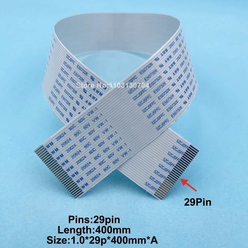 10 قطعة 29 دبوس FFC فليكس كابل بيانات مسطح ل Tx800 Xp600 موتوه valuejet 1604 1624 1638 VJ1604 VJ1624 VJ1638 طابعة dx7 كابل الرأس