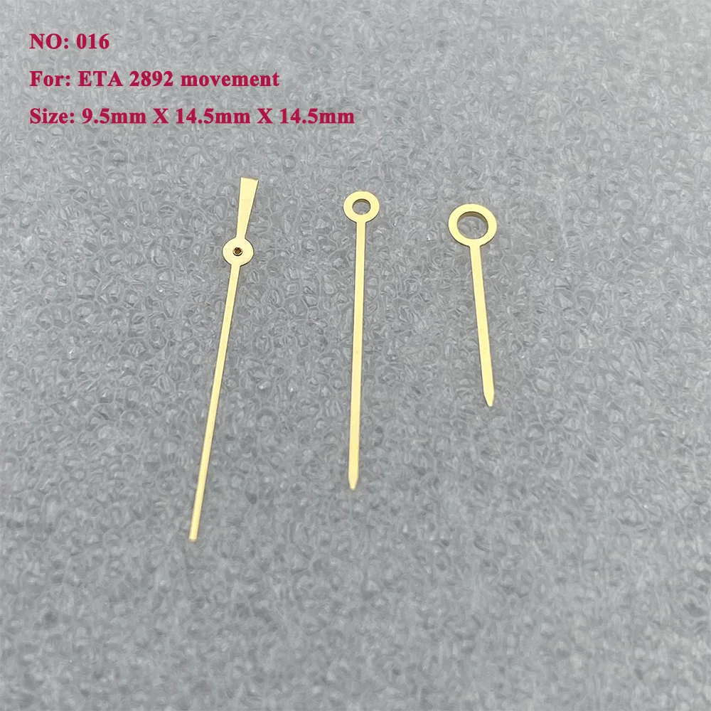 3-Pin นาฬิกาอุปกรณ์เสริม6สีนาฬิกาตัวชี้เหมาะสำหรับ2824 2892ผู้ชายนาฬิกาเข็ม