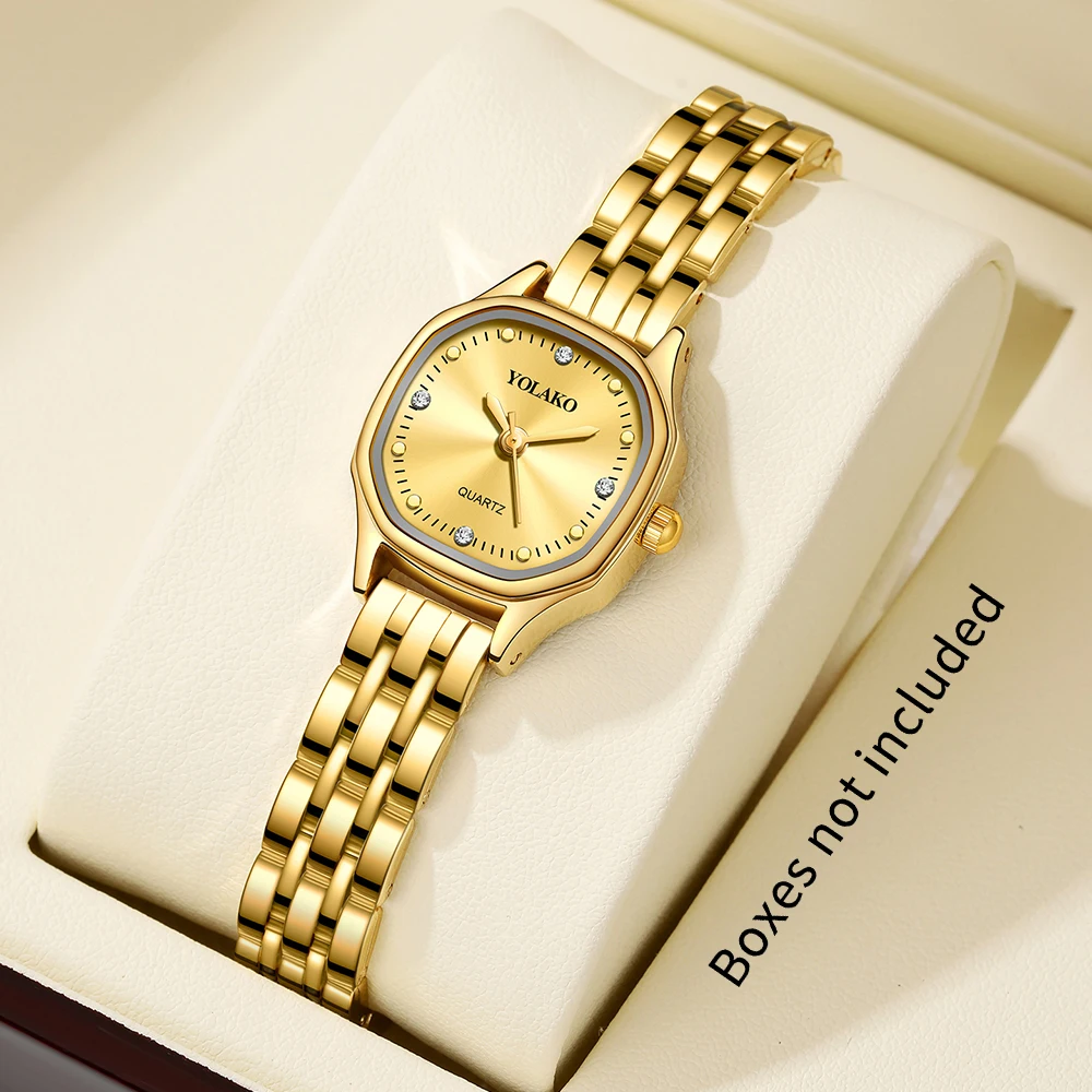1pcs Slim Dial Women's Watch Set, Light & Charming, Nice Present For Ramadan, Halloween, Graduation Season, Anniversary