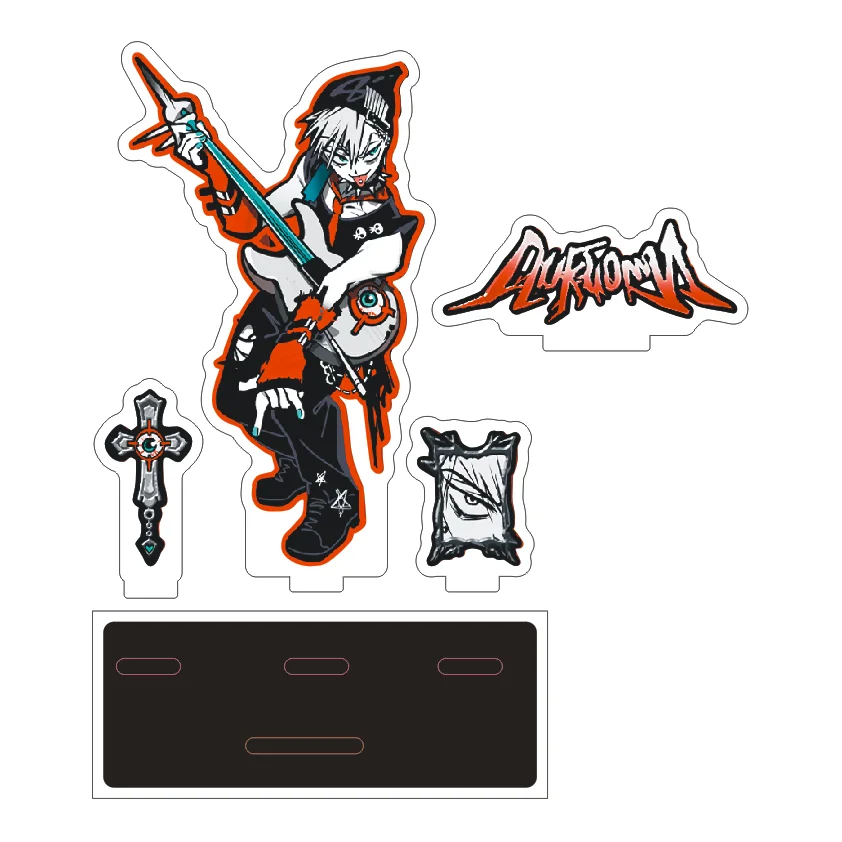 الغريبة المرحلة إيفان و تيل أرقام الاكريليك حامل أنيمي عمل الشكل الملحقات جمع الاطفال الشكل اللعب هدية سطح المكتب الحلي #4