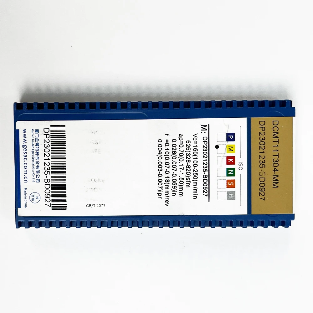 HUAZHICHUN DCMT11T304-MM GM1125 Высококачественный токарный инструмент для металла Твердосплавная пластина Фрезерная пластина с ЧПУ