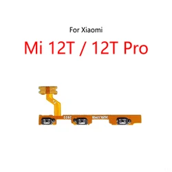 Power Button Switch Volume Mute Button On / Off Flex Cable For Xiaomi Mi 12T Pro