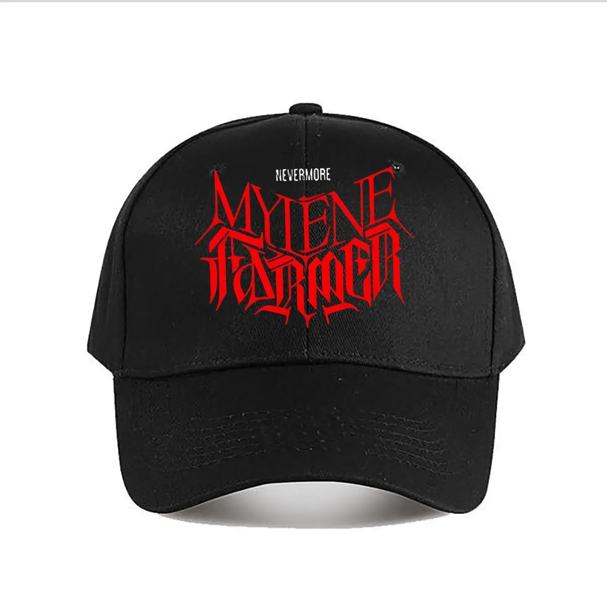 MYLÈNE FARMER Stylized Text Art Outdoor Activities Baseball Cap Sunhat Men Snapback Cap Women's