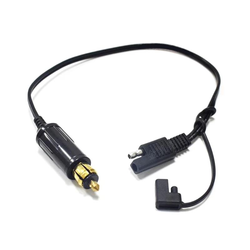 

DIN Hella Powerlet Plug to SAE Battery Adapter Connector Cable for Motorcycles 35cm Long DIN Hella to SAE Cable