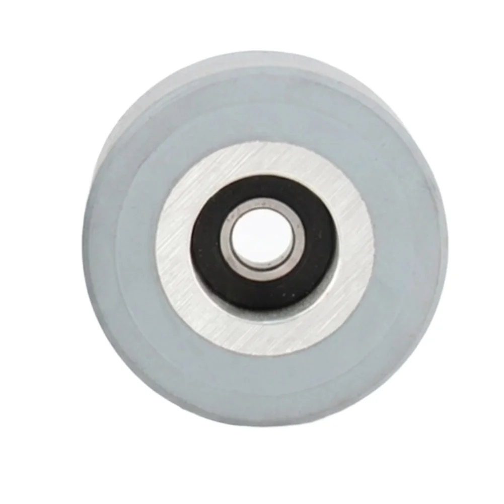 Rubber-Coated Press Wheel with Integrated Ball Bearing for Edge Banding Systems Optimized for Heat Resistant Performance