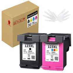 3U 123 123XL Ink Cartridge for HP Deskjet 100 120 125 130 1110 1111 1115 2130 2131 2620 2623 2624 2628 2655 5020 5055 Printer