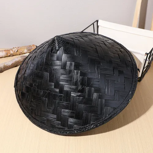 Sombrero samurái paja Ninja chino Cosplay arroz japonés asiático bambú sombreros cónicos fiesta granjero cono decoración gorra decorativa 2025 nuevo