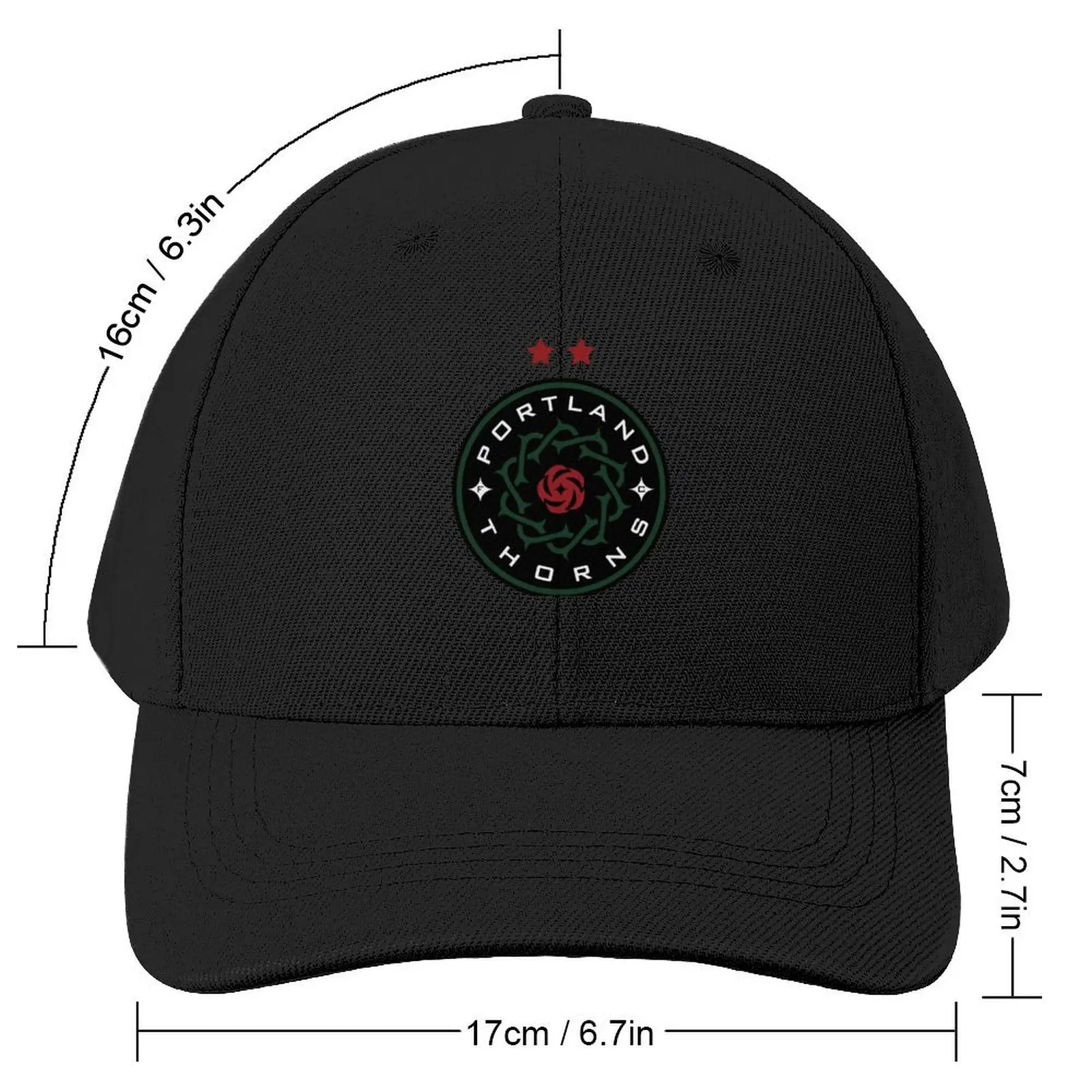 Portland logo Thorns FC logo Baseball Cap Military Tactical Cap Hat Beach Women's 2025 Men's