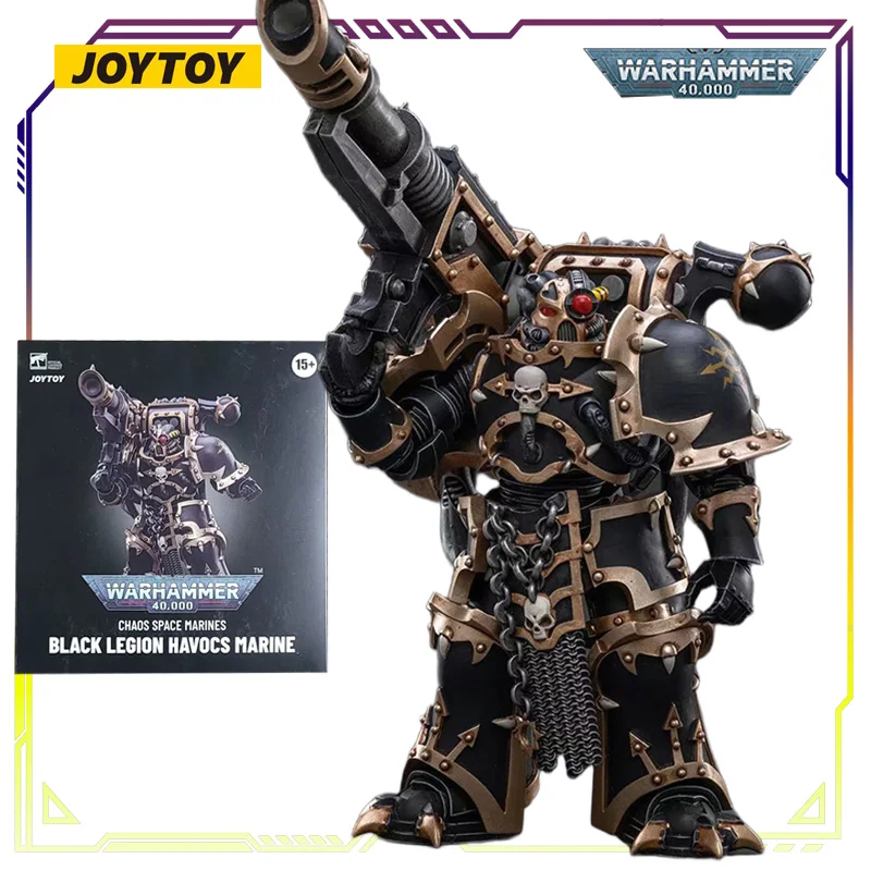 JOYTOY Originele Warhammer 40K Serie Black Legion Ramp Squad Anime Action Figure Model Speelgoed Collectible Model Cadeaus voor jongens