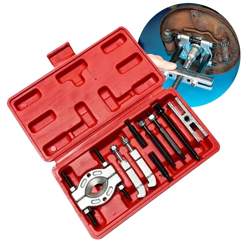 1Set 9Pcs Gearbox Bearing Removal Tool Puller Bearing Puller Extractor Bearing Disassembly Assembly Tool